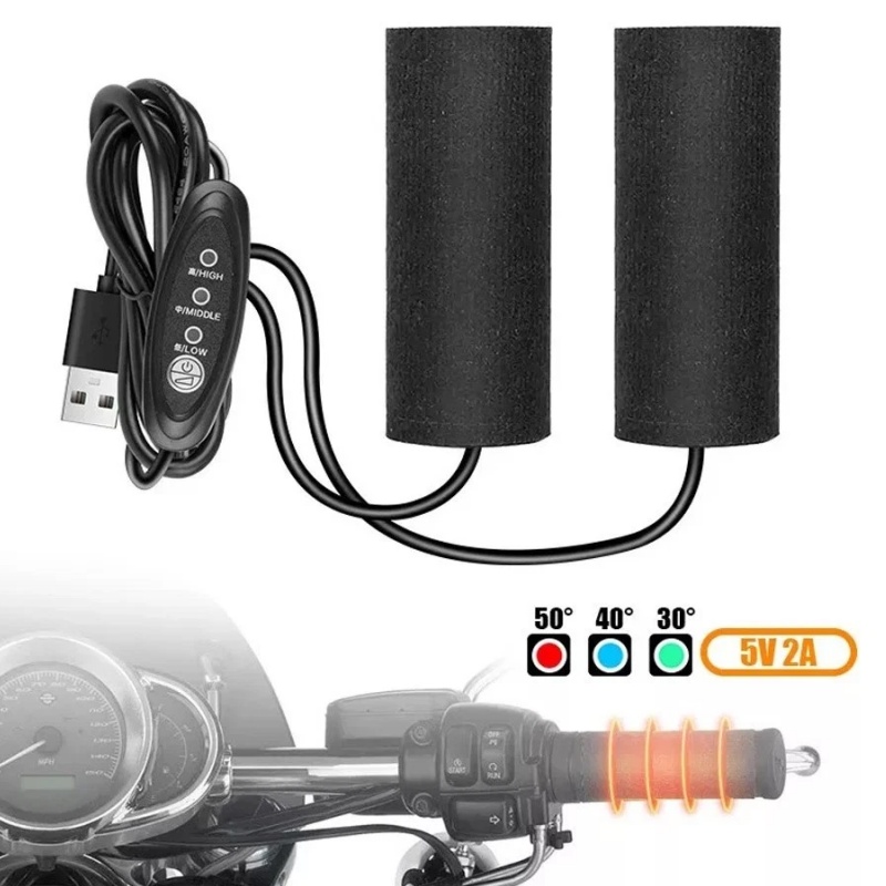 Handlebar Grip Heated - ساخنة دراجة نارية المقود القبضات 5