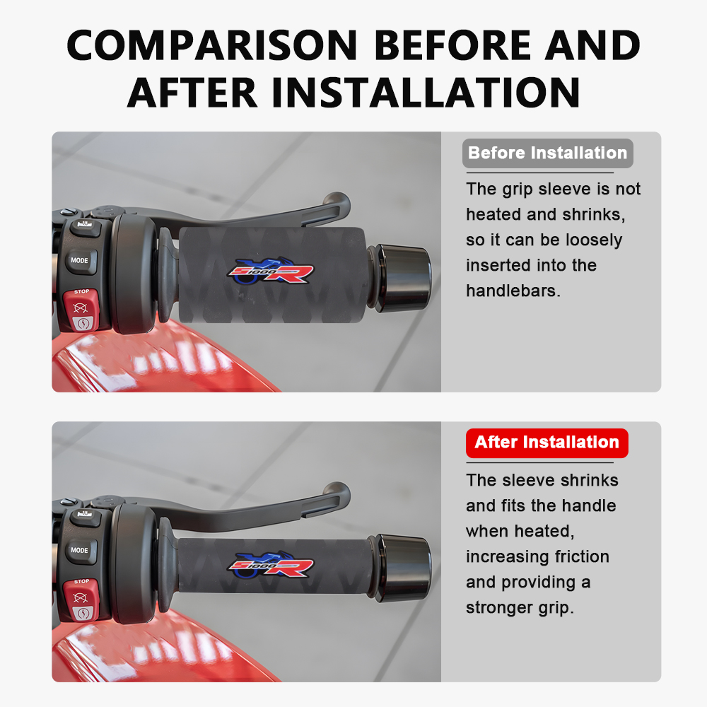 مقابض مطاطية حرارية قابلة للان - مراجعة Handlebar Grip Heated وسعره
