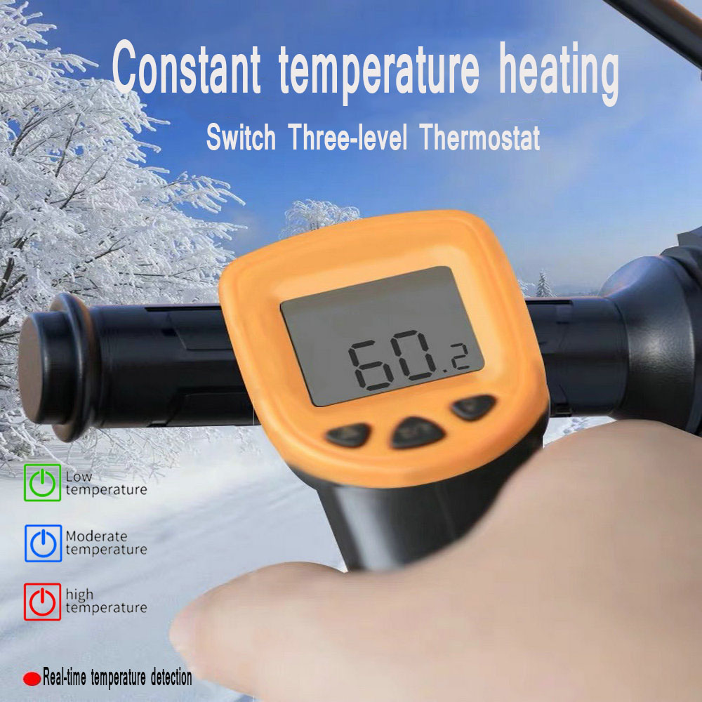 1 زوج دراجة نارية ساخنة اليد G - مراجعة Handlebar Grip Heated وسعره