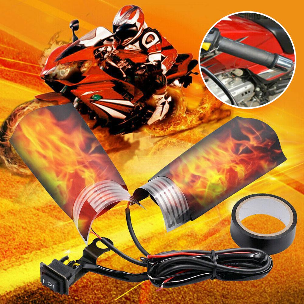 الدراجات النارية مقابض ساخنة ا - مراجعة Handlebar Grip Heated وسعره