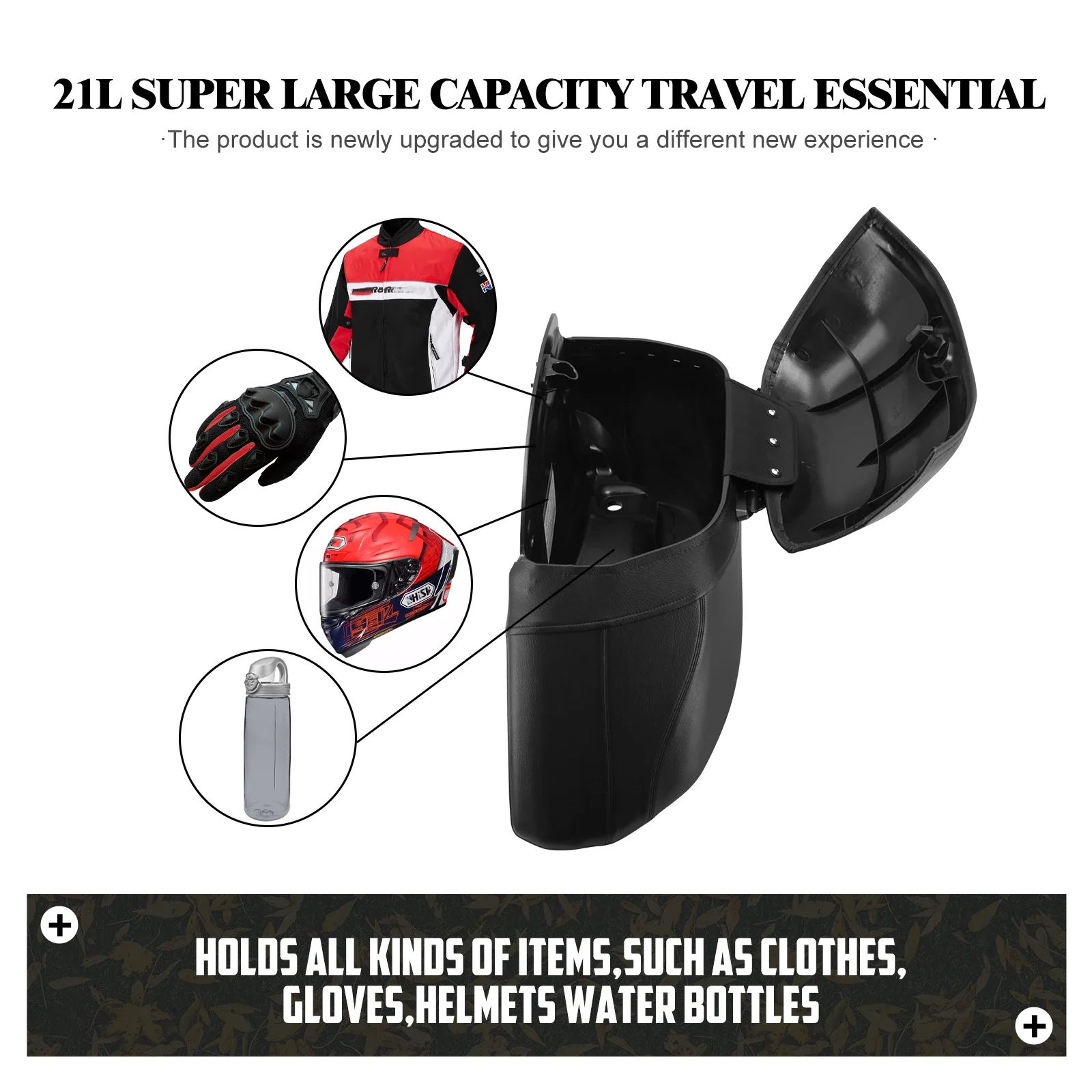 حقائب دراجة نارية صلبة حقائب ا - مراجعة Motorcycle Gear Backpack وسعره
