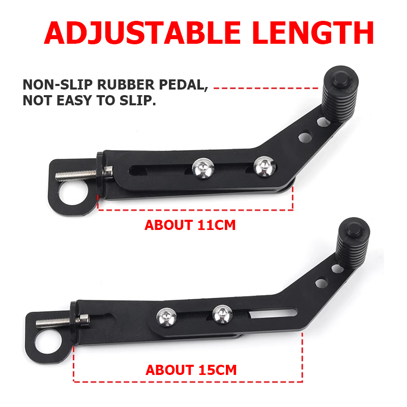 جهاز ترس خلفي بطول قابل للتعدي - مراجعة Motorcycle Gear Lever Extender وسعره