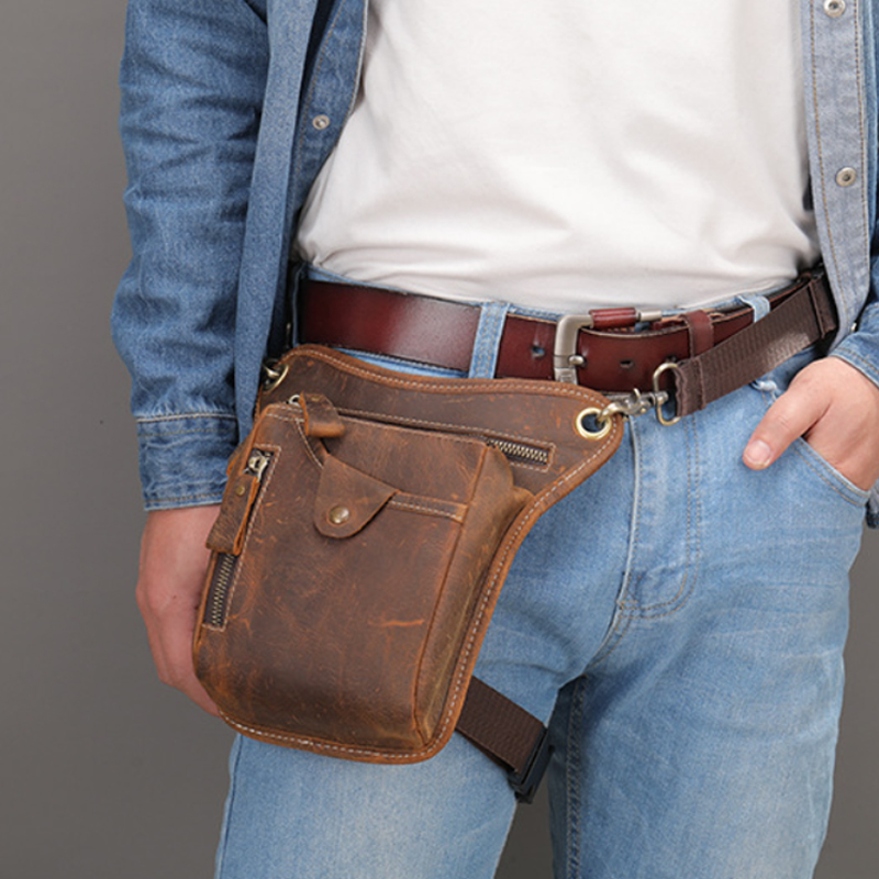 خمر بولي Leather الجلود الخصر  - مراجعة Motorcycle Gear Backpack وسعره